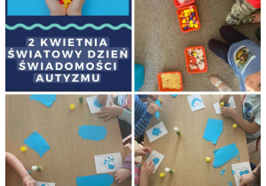 Światowy Dzień Świadomości Autyzmu - tworzenie niebieskich serduszek na znak solidarności z osobami neuroróżnorodnymi