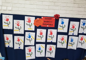 prace plastyczne dzieci z grupy Żabek