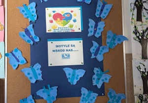 praca plastyczna wyykonana przez dzieci z naszego przedszkola w ramach Dnia Świadomości Autyzmu