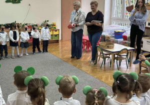 uroczyste Pasowanie naPrzedszkolaka w grupie Żabek