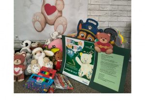 zbiórka artykułów dla dzieci z łódzkich szpitali - akcja charytatywna "Dzień pluszowego misia"