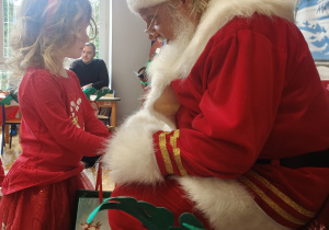 Spotkanie wigilijne - Święty Mikołaj