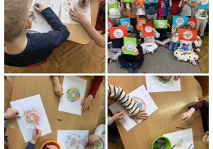 Wykonanie pracy plastycznej w ramach projektu " W Krainie Uczuć"