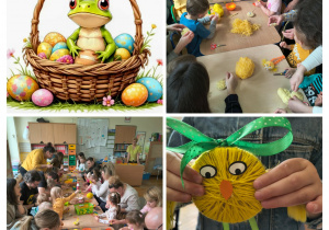 Warsztaty Wielkanocne w grupie Żabek