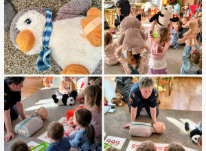 Spotkanie ze Strażą Miejską - "Jak udzielać pierwszej pomocy"