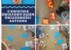 Światowy Dzień Świadomości Autyzmu - tworzenie niebieskich serduszek na znak solidarności z osobami neuroróżnorodnymi