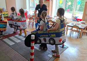 Straż Miejska - warsztaty pt. "Bezpieczny Przedszkolak"