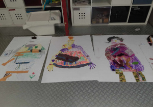 Galeria obrazów wykonanych przez dzieci w trakcie zajęć.