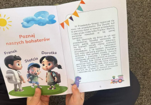 ksiażka do nauki rozpoznawania emocji wykorzystana podczas Warsztatów Inteligencji Emocjonalnej