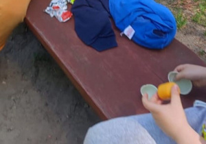 czekoladowe jajeczka czekające na nas w ogrodzie z oazji Dnia jajka